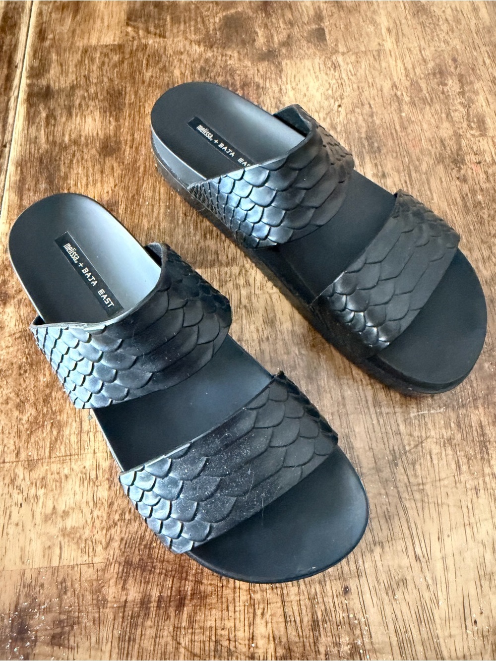 Melissa x Baja East Cosmic slide.  10  never been worn.